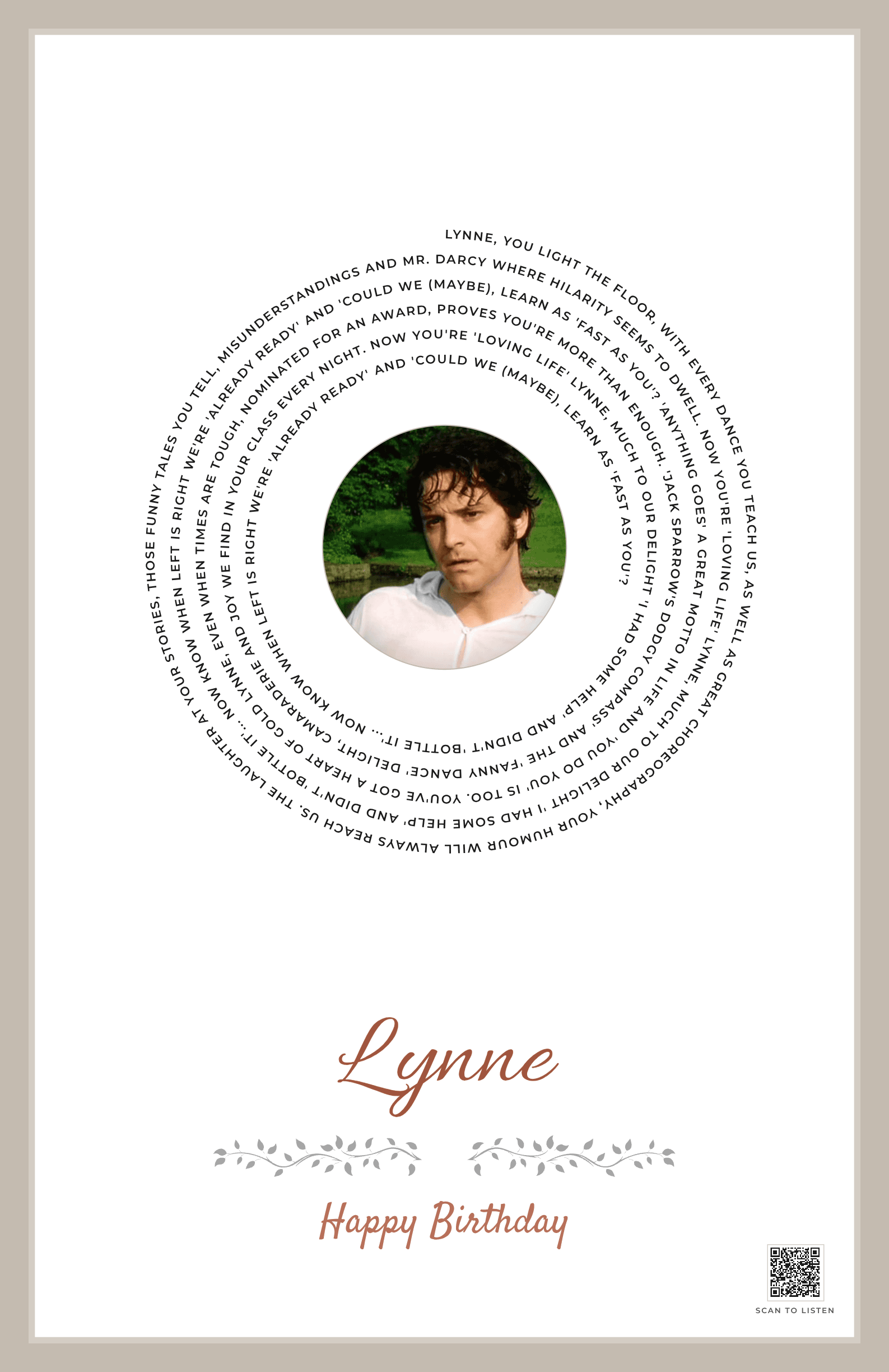 OOh, Mr. Darcy!